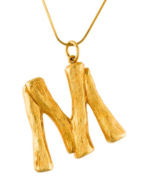 celine letter necklace buy online|Céline Alphabet Necklaces: The Must.